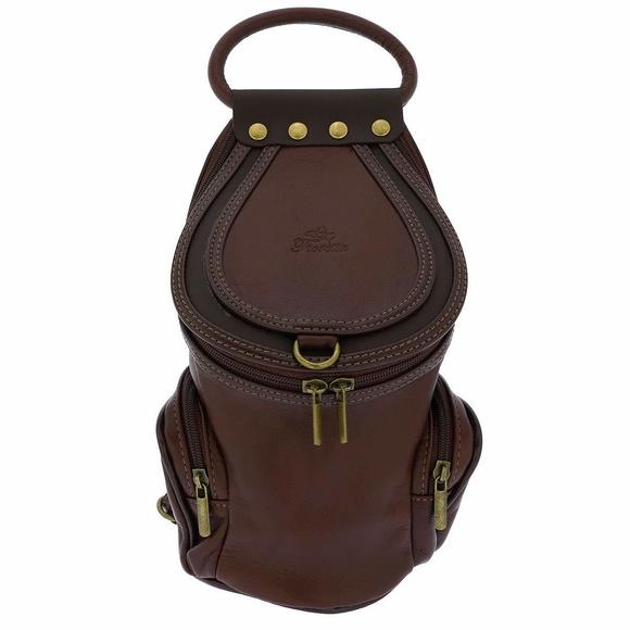 Italian Leather Top Handle Backpack Handbag Shoulder Bag For Women🐊